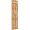 Ekena Millwork Spaced Board-n-Batten Shutters w/Z-Bar, Rough Sawn Western Red Cedar, 17 1/8W x 58H, PR RBS06Z17X058RWR - alternate 2